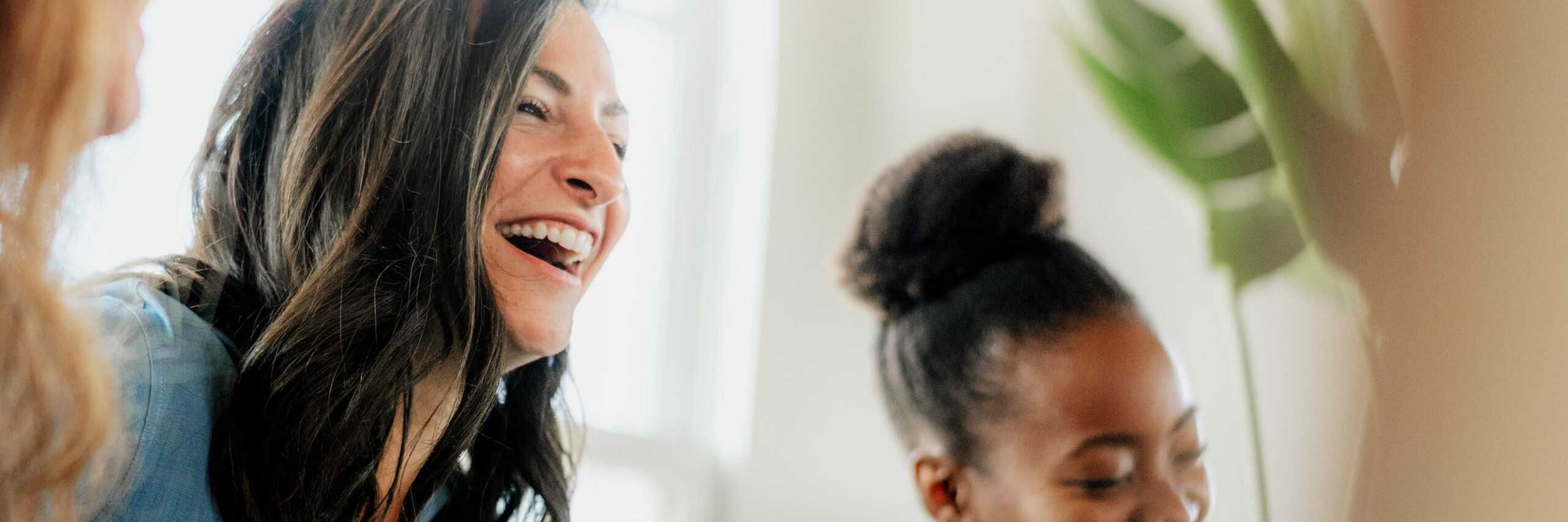 A group of women enjoy recovery treatment for unresolved trauma and addiction.