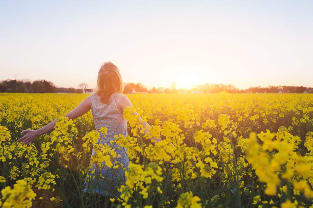 A woman living a happier life after dialectical behavior therapy in Nashville